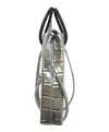 BALENCIAGA Women's SHOPPING PHONE HOLDER 2Way Bag Silver Spain W/Bag 5 Auth/4231