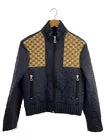 GUCCI JACKET 44 POLYESTER Navy Used