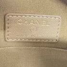 Auth CHANEL Matelasse AP0999 White/Gold Lambskin Shoulder Bag