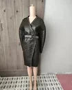 Balenciaga Oversized Cacoon Leather Coat Size 40