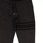 THOM BROWNE Black Cotton Gun Club Check Jogger Size 5 NWT