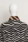 CELINE PHOEBE PHILO ZEBRA PRINT COAT NEW NEVER WORN 38 FR MEDIUM