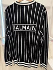 Balmain Sweater Black & White Size L, Unisex, Brand-new, Made in France