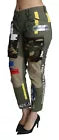 DOLCE & GABBANA Pants Cotton Green Military Cargo Trouser IT42 / US-8 / M