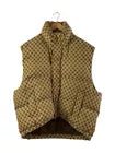 BALENCIAGA X GUCCI Down Vest 46 Cotton Total Pattern BB Used