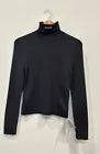 Balenciaga Unisex Logo Patch Turtleneck Sweater Fitted Knit Ribbed