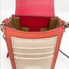 MCM Patricia Mini Red/Orange Crossbody Leather Bag