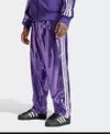 KORN X ADIDAS PURPLE SEQUIN TRACK SUIT Size XL NEW