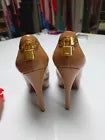 Louis Vuitton Peep Toe Pumps Women's Shoes Platform Size 38