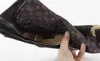 Louis Vuitton Monogram Brown Canvas and Patent Leather Booties Size 40 USED