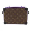 AUTH LOUIS VUITTON HANDLE SOFT TRUNK BAG MACASSAR