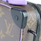 AUTH LOUIS VUITTON HANDLE SOFT TRUNK BAG MACASSAR