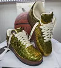 NEW Louis Vuitton Airforce 1 Gold Sneaker and LV NBA Basketball - Virgil Abloh