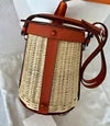 BNIB HERMES FARMING KELLY PICNIC OSIER Wicker Terre Battue PHW COLLECTORS