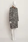 CELINE PHOEBE PHILO ZEBRA PRINT COAT NEW NEVER WORN 38 FR MEDIUM