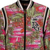 DOLCE & GABBANA Floral Bomber Jacket ROYAL LOVE Purple Black 52 US 42 L