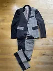 New Thom Browne Funmix High Armhole Suit Size 1