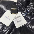 100% AUTHENTIC MONCLER ECRINS MENS DOWN PUFFER COAT BLACK 3XL