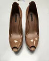 Louis Vuitton Peep Toe Pumps Women's Shoes Platform Size 38