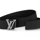 LOUIS VUITTON Men’s LV Shadow 40mm Reversible Belt M0717 Size 36”/90cm