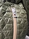 RARE Gucci Quilted Zipped Jacket Men Olive Green Auth NWT Size XL/EU 54