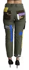 DOLCE & GABBANA Pants Cotton Green Military Cargo Trouser IT42 / US-8 / M