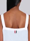 Thom Browne Ribbed V-Neck Cardigan Tank Top