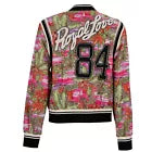 DOLCE & GABBANA Floral Bomber Jacket ROYAL LOVE Purple Black 52 US 42 L