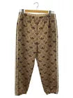 GUCCI x adidas trefoil jacquard pants bottom M Brown Used