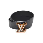 Louis Vuitton LV Imprint 40mm Reversible Belt Size 36