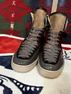 Christian Louboutin Leather & Calf Skin Sneakers