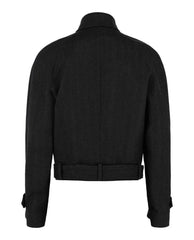 Black jacket on a white background