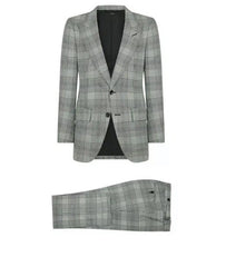 Tom Ford Wool Checked DYLLAN 2 PC Pant Suit - BNWT