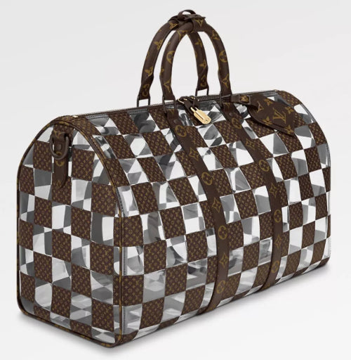 Louis Vuitton X Virgil Abloh LV Chess Keep-all 50 Bag