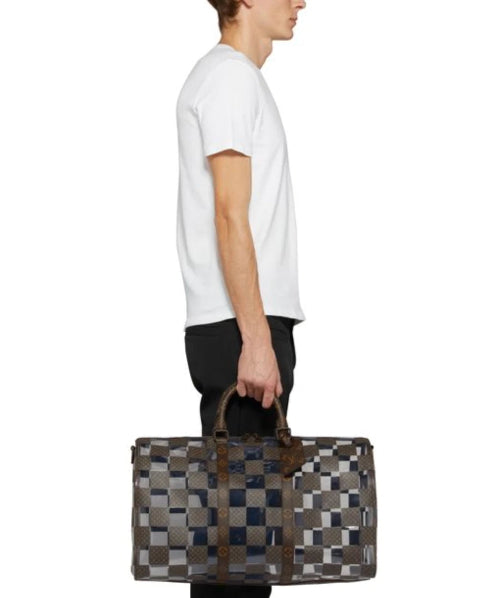 Louis Vuitton X Virgil Abloh LV Chess Keep-all 50 Bag