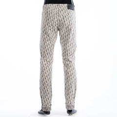 Patterned pants on a white background