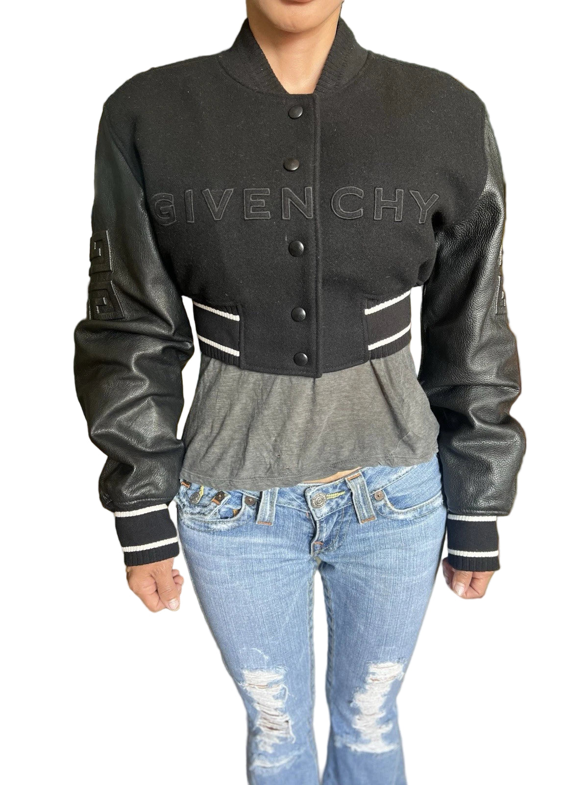 Givenchy Crop Varsity Jacket