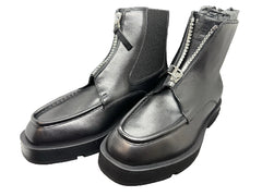 Givenchy Squared Ankle Calf Leather Boots