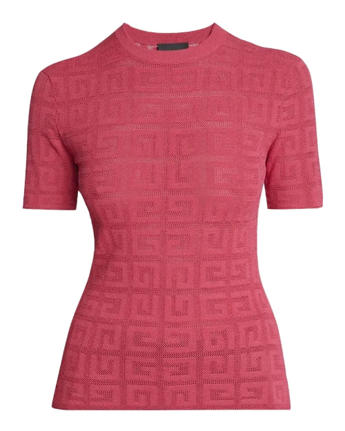 Red textured top on a light gray background