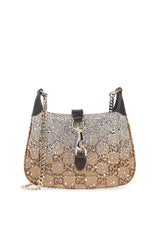 Gucci Jackie Notte Beige Crystals Shoulder Bag