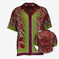Gucci Floral Snake Printed Shirt