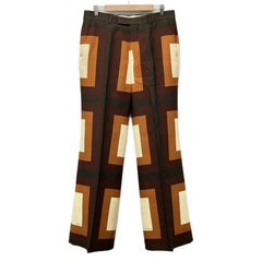 Patterned pants on a white background