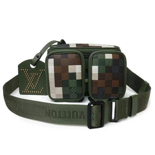 Louis Vuitton LV X Pharrell Williams Shoulder Bag Calfskin / Canvas Green