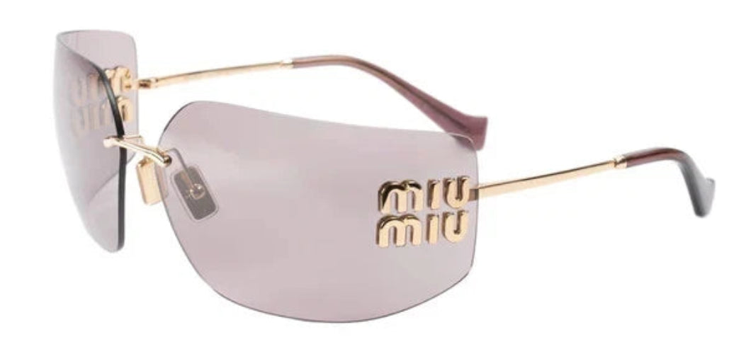 Sunglasses with decorative elements on a white background