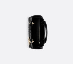 Dior Black Patent Calfskin Handbag