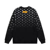 New Men‘s LV Big Logo Casual BlackLong Sleeve T-shirt Size L/M