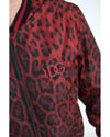 Dolce & Gabbana Leopard Print Bomber Jacket