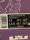 Nike Lebron Witness 8 Mens Lakers Black Purple New Sneakers NIB Basketball Shoes