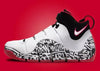 Nike Zoom LeBron 4 Graffiti White Black DJ4888-100 Men's Size Basketball Shoes