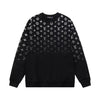 New Men‘s LV Big Logo Casual BlackLong Sleeve T-shirt Size L/M